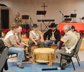 Tsali Lodge Drum Team Performing at Winter Banquet 2023