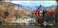 All Access Pass Key Ring Tab